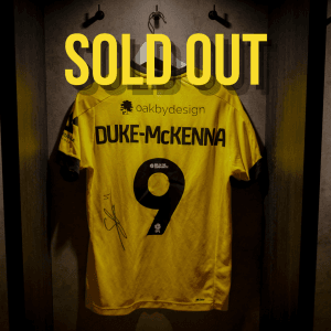 STEPHEN DUKE-MCKENNA SIGNED + MATCH-ISSUED 2024/25 HOME SHIRT