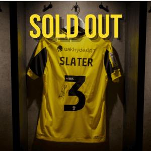 JACOB SLATER SIGNED + MATCH-ISSUED 2025/26 HOME SHIRT