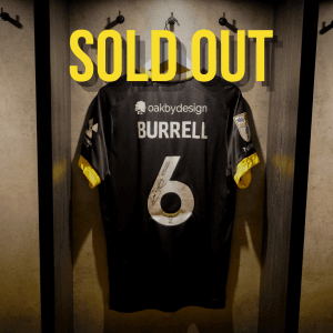 WARREN BURRELL SIGNED + MATCH-ISSUED 2024/25 THIRD SHIRT