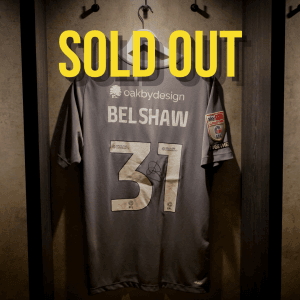 JAMES BELSHAW SIGNED + MATCH-ISSUED 2024/25 AWAY GOALKEEPER SHIRT
