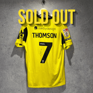 GEORGE THOMSON SIGNED + MATCH-ISSUED 2025/26 HOME SHIRT