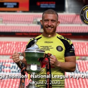 GEORGE THOMSON AUTOGRAPHED A4 PRINT