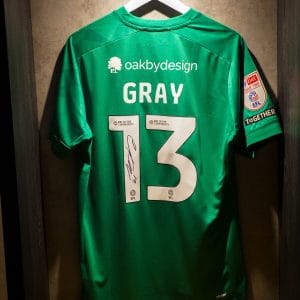 HENRY GRAY SIGNED + MATCH-ISSUED 2025/26 HOME GOALKEEPER SHIRT