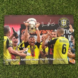 LLOYD KERRY AUTOGRAPHED A4 PRINT