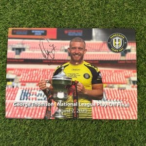 GEORGE THOMSON AUTOGRAPHED A4 PRINT