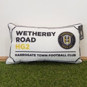 WETHERBY ROAD HG2 STREET SIGN CUSHION