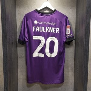 BOBBY FAULKNER SIGNED + MATCH-ISSUED 2025/26 THIRD SHIRT