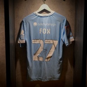 BEN FOX SIGNED + MATCH-ISSUED 2024/25 AWAY SHIRT