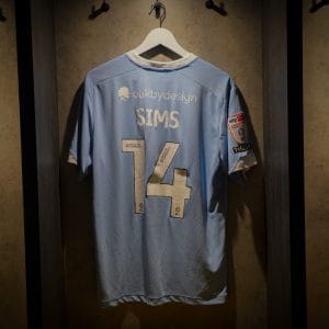 TOBY SIMS MATCH-ISSUED 2024/25 AWAY SHIRT