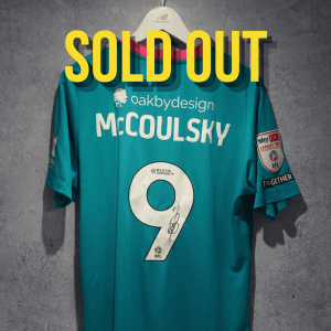 SHAWN McCOULSKY SIGNED + MATCH-ISSUED 2025/26 AWAY SHIRT