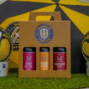 HARROGATE TOWN 3 x BEER BUNDLE