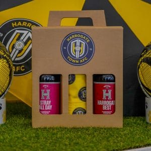 HARROGATE TOWN BEER AND BUCKET HAT BUNDLE