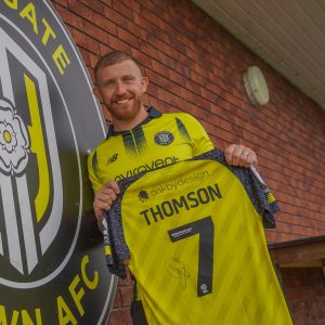 George Thomson Signed + Match-Worn 2023/24 Home Shirt