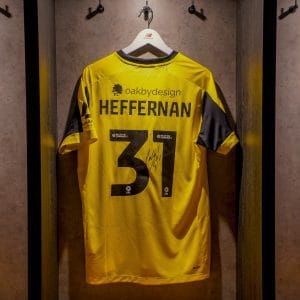 Cathal Heffernan Signed + Match-Issued 2025/26 Home Shirt