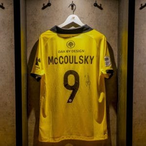 Shawn McCoulsky Signed + Match-Issued 2026/27 Home Shirt