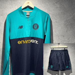 New Balance 2025/26 Teal Training Bundle 1 - Quarter-Zip and Woven Shorts