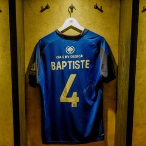 Archie Baptiste Signed + Match-Issued 2026/27 Away Shirt