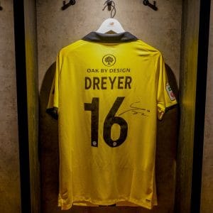 Sam Dreyer Signed + Match-Issued 2026/27 Home Shirt