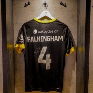 Josh Falkingham Signed + Match-Issued 2024/25 Third Shirt