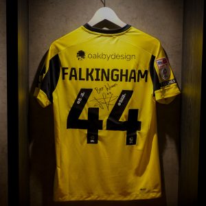 Josh Falkingham Signed + Match-Issued 2025/26 Home Shirt