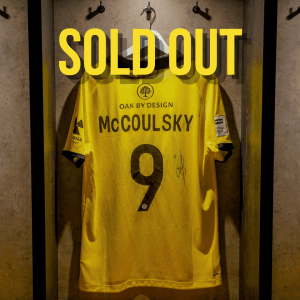 Shawn McCoulsky Signed + Match-Issued 2026/27 Home Shirt