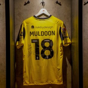 Jack Muldoon Signed + Match-Issued 2025/26 Home Shirt