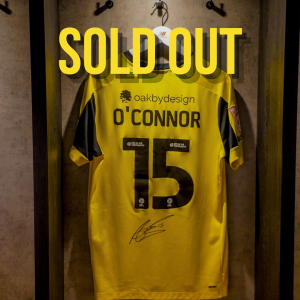 Anthony O'Connor Signed + Match-Issued 2025/26 Home Shirt