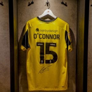 Anthony O'Connor Signed + Match-Issued 2025/26 Home Shirt