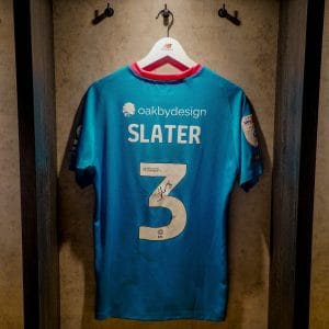 Jacob Slater Signed + Match-Issued 2025/26 Away Shirt